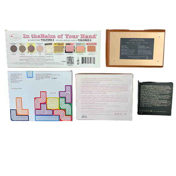 Lot of 5 Eyeshadow Makeup: Chella Tetris X Ipsy The Balm Smith & Cult New in Box - Picture 4 of 4